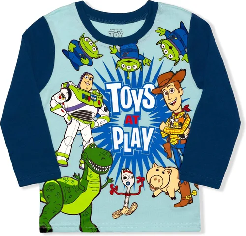 Miniatura 2 de Disney Toy Story Buzz Lightyear - Camisa y pantalón deportivo de manga larga para niños pequeños y pequeños