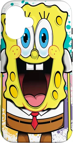 Miniatura 32 de Funda para iPhone 17 de Bob Esponja con salpicaduras de pintura