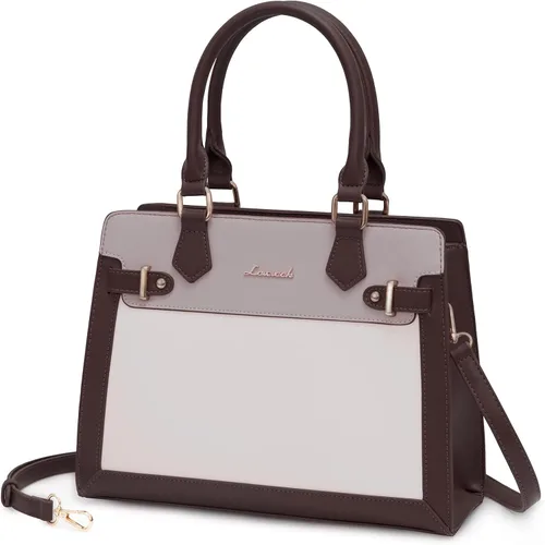 Miniatura 12 de LOVEVOOK Monederos y bolsos para mujer, bolso de hombro, bolso negro y asa superior de piel sintética para damas