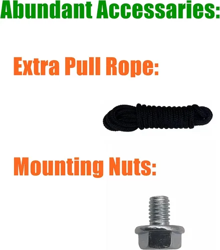 Miniatura 5 de YAMAKATO Tire de arranque de cuerda de arranque de retroceso Conjunto de cable de arranque para Predator Starter 420 439 440 cc 11hp 13hp gx440 motor