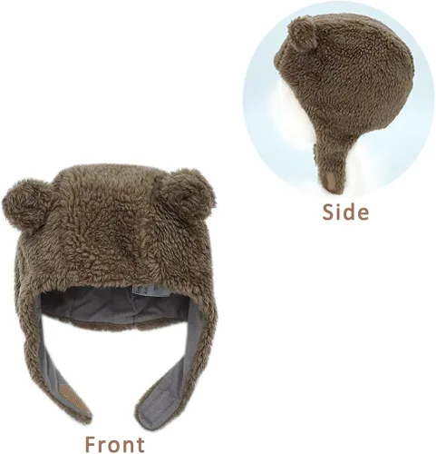 Miniatura 4 de Keepersheep Sombrero de invierno para bebé, gorro con oreja, gorro de trooper con orejas