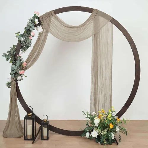 Miniatura 31 de Efavormart - Camino de mesa de gasa verde salvia de 10 pies, tela de gasa de 120 pulgadas para bodas de jardín botánico, eventos de primavera
