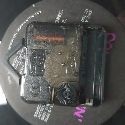 Miniatura 2 de Juego de batería Reloj de disco de vinilo