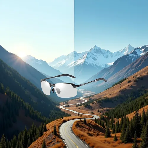 Miniatura 2 de Gafas de sol fotocrómicas polarizadas blancas-negras UV400 Gafas de sol deportivas Gafas de sol de día y noche Gafas de sol ultraligeras Gafas