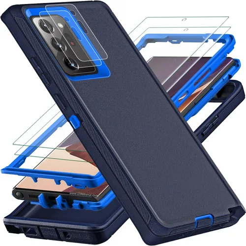 Miniatura 11 de YKHJKLEC Funda para Samsung Galaxy Note 20 Ultra, con 2 piezas [protector de pantalla de TPU flexible autorreparable y protector de lente de cámara]