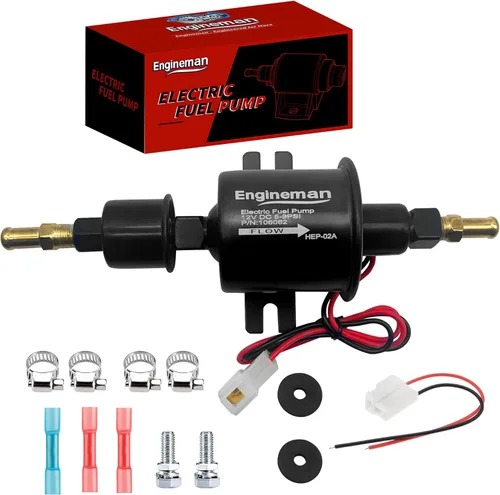 Miniatura 15 de Kit de bomba de combustible eléctrica universal de 12 V 3-6 PSI de baja presión con filtro de combustible de 6.56 pies 5/16 pulgadas ID de repuesto
