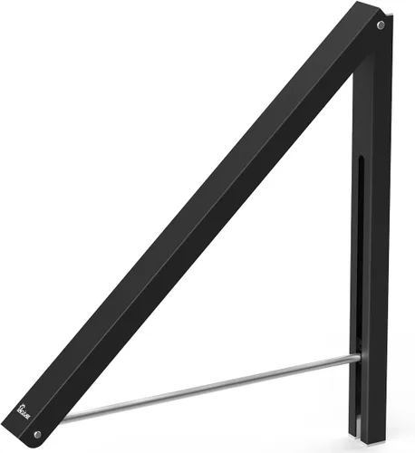 Perchero para lavandería - Perchero de ropa montado en la pared, retráctil y plegable, para organizar y almacenar en el armario de la lavandería, de