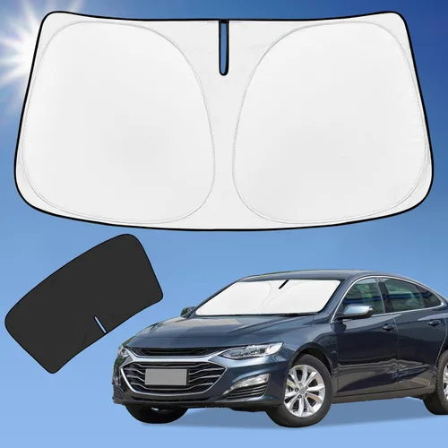 Miniatura 56 de para Dodge RAM 1500 2019-2024 2025 2026 Parasol Parasol para Parabrisas Cubierta - 4 Capas Parasol para Ventana Delantera para RAM1500 2Puertas