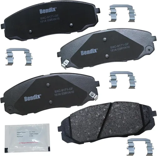 Miniatura 124 de Pastillas de freno delanteras cerámicas Bendix Priority1 CFC2302 para Hyundai Elantra 2021, Sonata 2022-2020, Kia K5 2023-2021