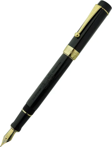 Miniatura 23 de Jinhao 100 - Pluma estilográfica de estilo clásico en celuloide, instrumento de escritura suave con punta #6, juego de pluma con convertidor