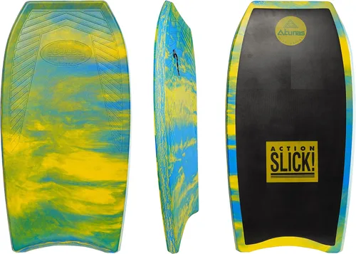 Miniatura 14 de ATUNAS Tablas de cuerpo, 33 a 43 pulgadas, bodyboard para playa con correa de muñeca, espuma sólida de PE/EVA impermeable de celda cerrada, surf