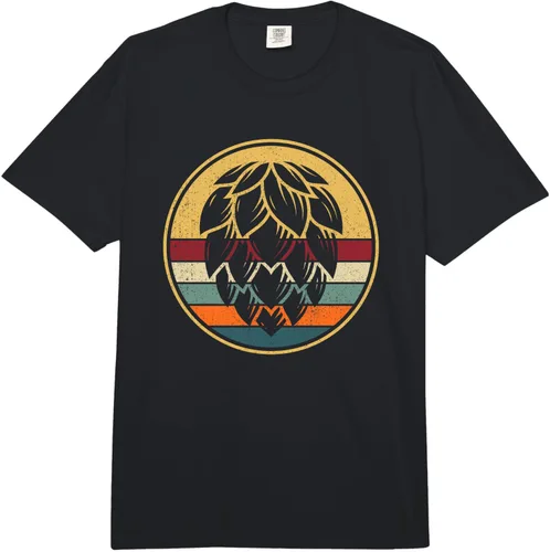Retro Home Brewing Beer - Vintage Craft Beer Hobby Brewing Comfort Colors Adult Heavyweight T-Shirt
