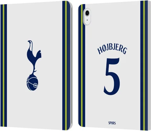 Miniatura 12 de Head Case Designs Officially Licensed Tottenham Hotspur F.C. Cristian Romero 2022/23 Players Home Kit Leather Wallet Case Compatible with Apple iPad