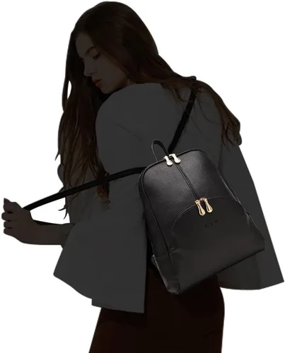 Miniatura 4 de Nevenka mochila informal estilo cartera de imitación cuero con cierre para mujer