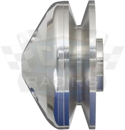 Miniatura 7 de Kit de polea Pontiac de aluminio Billet, 350-400, 428, 455, correa en V - solo alternador