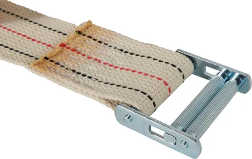 Miniatura 6 de Mytee Products Paquete de 2 correas móviles de piano de 2 pulgadas x 15 pies con hebilla de rodillo, hecha de correas de algodón