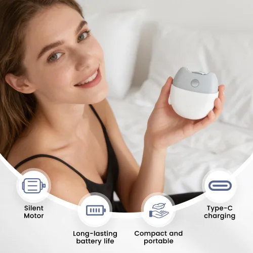 Miniatura 4 de Cortaúñas eléctrico multifuncional, cortaúñas eléctrico 2026, recortador automático de uñas con luz, 2 velocidades, cortaúñas eléctrico silencioso