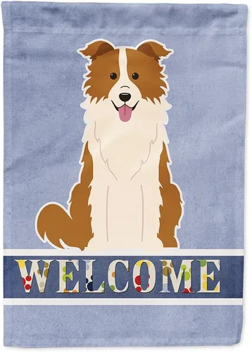 Miniatura 273 de Caroline's Treasures BB5622GF Airedale - Bandera de bienvenida para jardín, bandera decorativa para patio, exteriores, patio, parterres