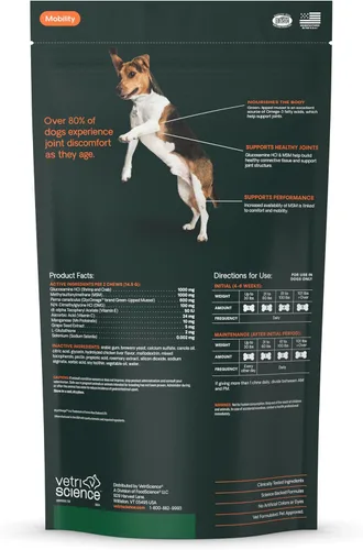 Miniatura 10 de Masticables Glyco-flex III para perros de Vetri-Science Laboratories, tamaño bocado, 120 unidades, 120