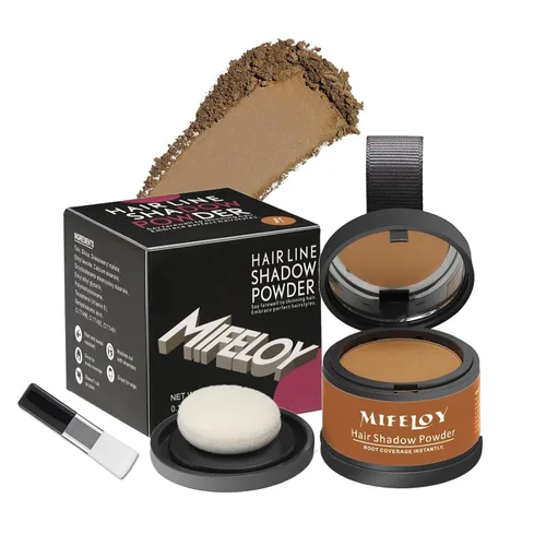 Miniatura 7 de Polvo de retoque de raíz, cobertura de cabello gris al instante, sombra de cobertura de raíces de color para mujeres para adelgazar la línea