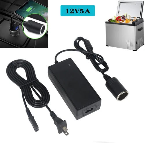 Miniatura 7 de Convertidor de alimentación de CA a CC 5A 60W, 110 V a 12 V, convertidor de enchufe de encendedor de cigarrillos de automóvil, transformador