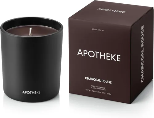 Miniatura 44 de Apotheke Velas perfumadas exclusivas para el hogar, lavanda Hinoki, 10.5 onzas, cera de soja, no tóxica, tarro grande blanco, velas de lujo regalos