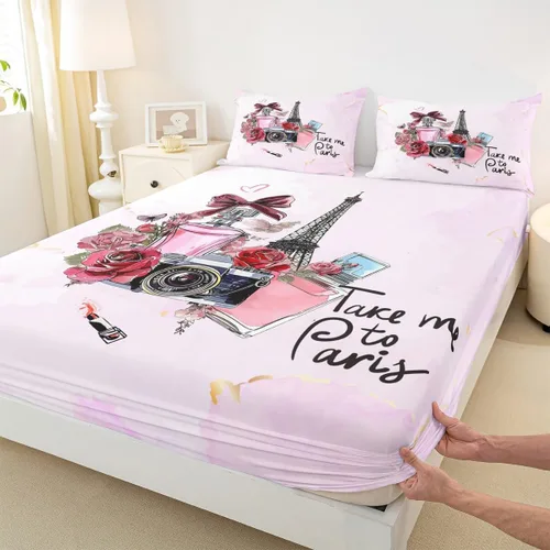 Miniatura 13 de Juego de sábanas bajeras para juegos tamaño individual, juego de ropa de cama con grafiti Lightning Strike para niños, adolescentes, decoración