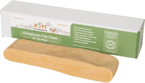 Miniatura 10 de Queso auténtico del Himalaya de yak para perros - Pequeño (Paquete de 10) - Procedencia de las estribaciones prístinas del Himalaya, sin cuero