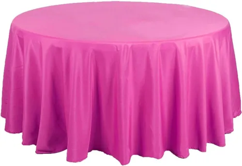 Miniatura 16 de Balsa Circle 6 manteles redondos de amatista de 120 pulgadas, manteles de tela para bodas, fiestas, recepción, banquetes, eventos, cocina, comedor