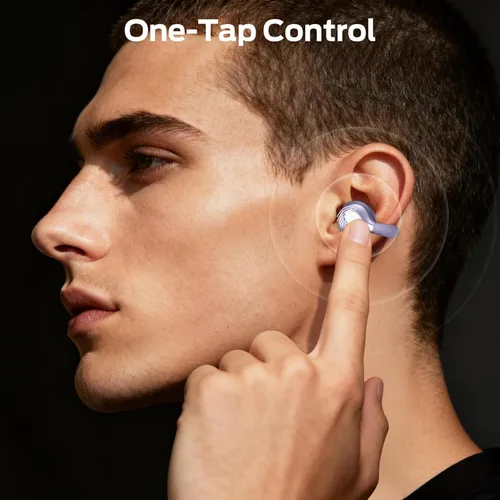 Miniatura 12 de Auriculares Monster Open Ear AC225, auriculares Bluetooth 6.0 inalámbricos, sonido estéreo, cómodos y ligeros con clip para la oreja y micrófono ENC
