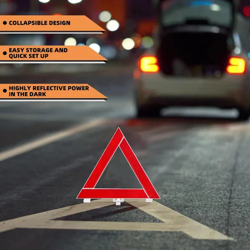 Miniatura 2 de Kit de emergencia en carretera para automóvil, kit de asistencia lateral de emergencia para camiones con cables de puente, martillo de seguridad