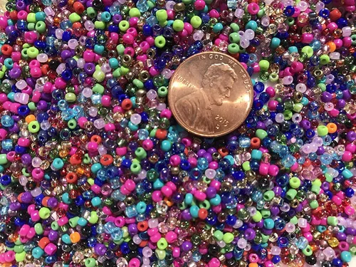 Miniatura 43 de Tamaño de las cuentas de semillas: 11/0 50 gr / 1.76 oz (transparente)