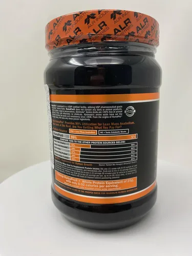 Miniatura 6 de ALR Industries Humapro Matriz de aminoácidos y proteínas para seres humanos 99% de utilización para músculo magro Vegano, sin gluten 334g