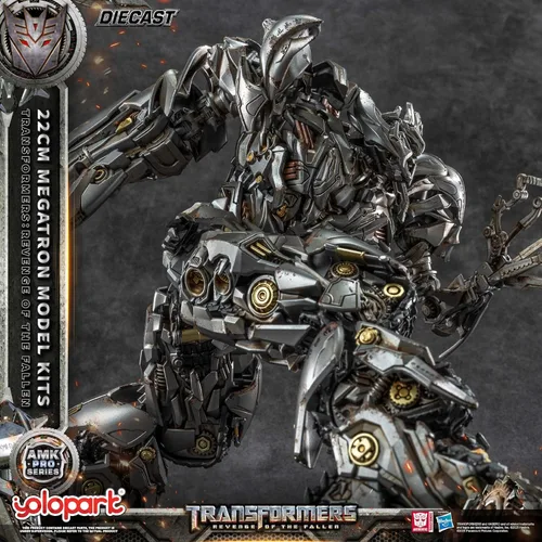 Miniatura 9 de YOLOPARK Megatron Transformers Juguetes Revenge of The Fallen Figura de Acción - Versión Fundida, Serie AMK PRO 8.66 Pulgadas Kit
