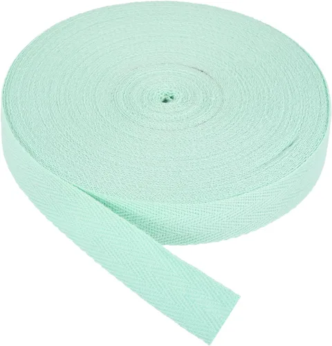 Miniatura 98 de PATIKIL Cinta de sarga de algodón de 1 pulgada, 50 yardas, cinta de algodón, cinta de encuadernación al bies, cinta de espiga para costura, Verde