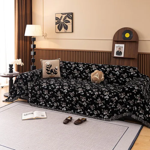 Miniatura 30 de DREAMINGO Fundas para sofá de 3 cojines, manta jacquard moderna y minimalista para sofá, funda protectora de muebles para mascotas, lavable