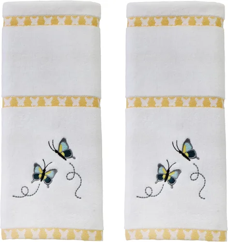 Miniatura 15 de SKL Home de Saturday Knight Ltd. Cesta de flores toalla de mano para bicicleta (paquete de 2), color blanco Bicicleta de cesta de flores
