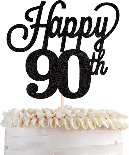 Miniatura 58 de 1 paquete de decoración para pastel de 12 años, purpurina negra número 12, doce cumpleaños, decoración para felicitaciones a 12 años de edad, 12