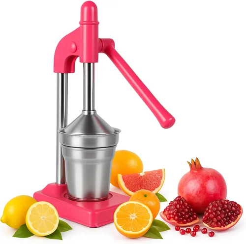 Miniatura 9 de Exprimidor manual de hierro fundido, exprimidor manual de cítricos manual de acero inoxidable de hierro fundido, encimera de alta resistencia, fruta