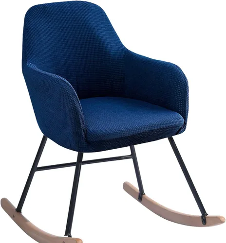Miniatura 9 de Fundas elásticas para mecedoras con brazos y respaldo alto, para sala de estar, muebles del hogar, dormitorio, relajación, protector de silla
