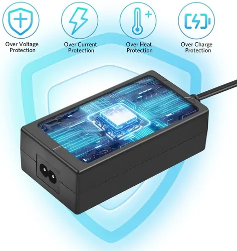 Miniatura 6 de Sopito Fuente de alimentación reclinable amplia, anillo magnético de 2 pines, adaptador AC/DC 100-240V, calidad 29V 2A, transformador reclinable