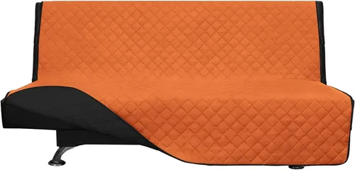 Miniatura 337 de Easy-Going - Funda para sofá, futón y sillón sin reposabrazos, reversible, resistente al agua, para mascotas y niños (azul oscuro/azul claro)