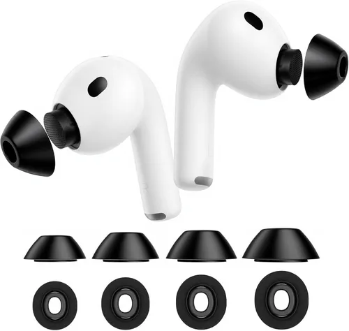 Miniatura 10 de Lanwow - Almohadillas de espuma viscoelástica para AirPods Pro. Almohadillas de silicona sin dolor. Antideslizante. Se adaptan al estuche de carga