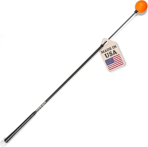 Miniatura 10 de Orange Whip Entrenador de swing de golf patentado y fabricado en Estados Unidos para mejorar el ritmo, la flexibilidad, el equilibrio, el tempo