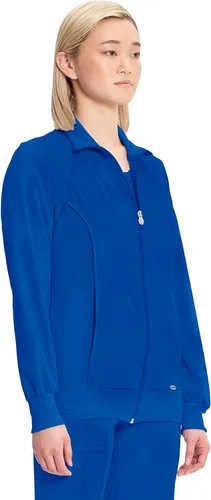 Miniatura 89 de Infinity by Cherokee 2391A - Chaquetas médicas con cremallera frontal para mujer, tela elástica en 4 direcciones