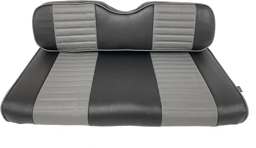 Miniatura 18 de Huskey - 4 fundas de asiento para carrito de golf delanteros y traseros para Club Car Precedent 2004+, modelos Tempo 2017+ G&E, negro de dos tonos