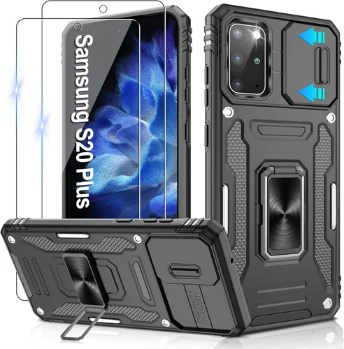 Miniatura 100 de Gritup para Samsung Galaxy S22 Funda con protectores de pantalla HD de 2 paquetes y cubierta deslizante para la cámara, protección contra caídas