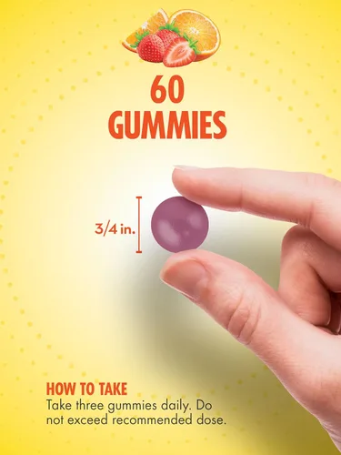 Miniatura 4 de Sundance Gomitas prenatales de vitamina para mujeres, con DHA y folato, 60 unidades, sabor a fruta, para uso antes, durante y después del embarazo