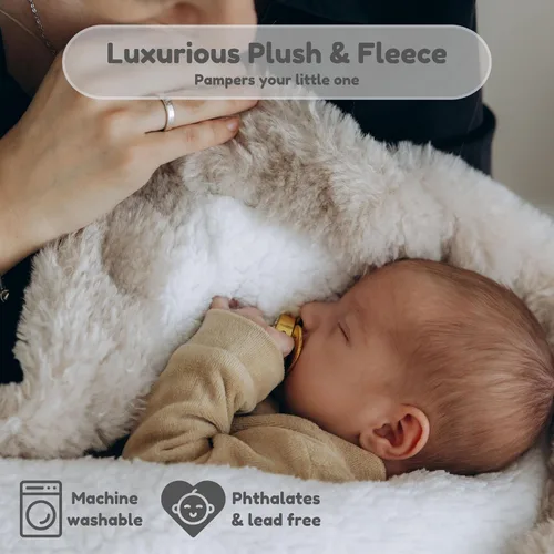 Miniatura 5 de Manta envolvente cálida para bebé niño o niña, manta envolvente multiusos para bebé, interior de forro polar ultra suave y exterior de felpa, manta
