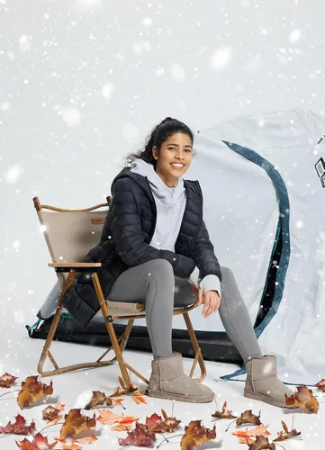 Miniatura 7 de BALEAF Leggings de cintura alta con forro polar para mujer, resistentes al agua, térmicos, cálidos, para invierno, esquí, senderismo, pantalones